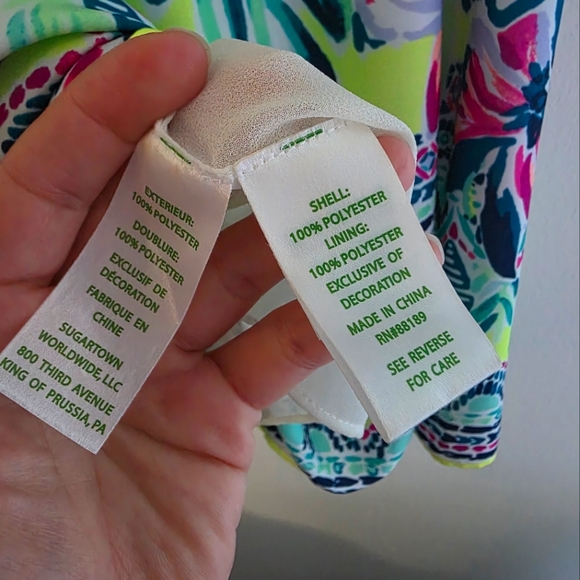 Lilly Pulitzer Payge Off Shoulder‎ Dress Bauble Yellow Lemur Alone GRAIL SMALL - Picture 8 of 10